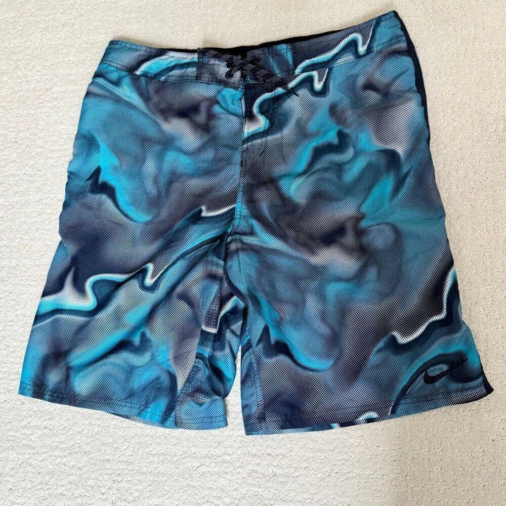 Nike Dri-Fit Hook and Loop Adjustable Tie Waist Swim Trunks - Men’s US XL